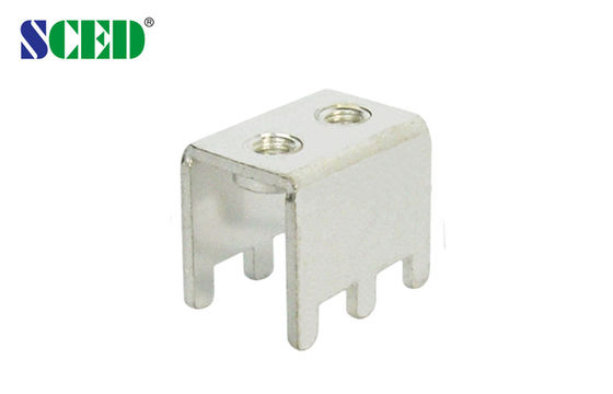 110A Brass Terminal Block Accessories , Electrical Components PCB Terminal 8.5mm Spacing