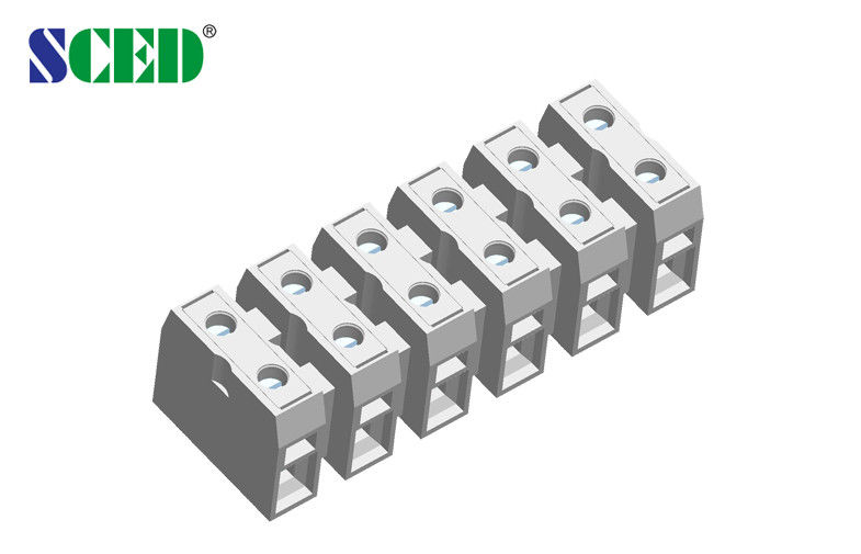 PA66 Insulation 600V 30A Feed Through Terminal Block Pitch 12.00mm
