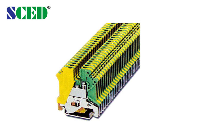 5.2mm Quick Disconnect Din Rail Terminal Blocks Single Deck Waterproof