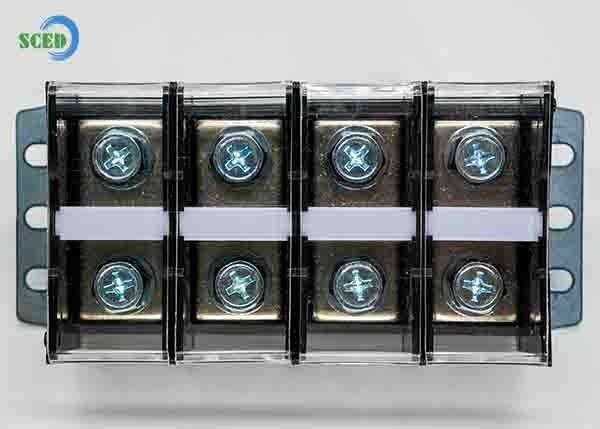 36.00mm 600V PCB PC Panel Mount Barrier Large Power Terminal Block Connectors For Server Site