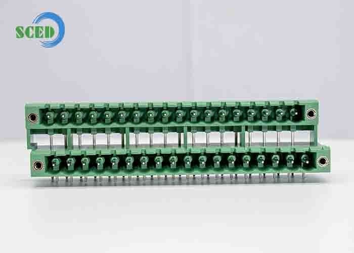 Pluggable Double Level Terminal Block Headers 2*2-2*22 Poles 5.08mm 300V 18A Male Sockets