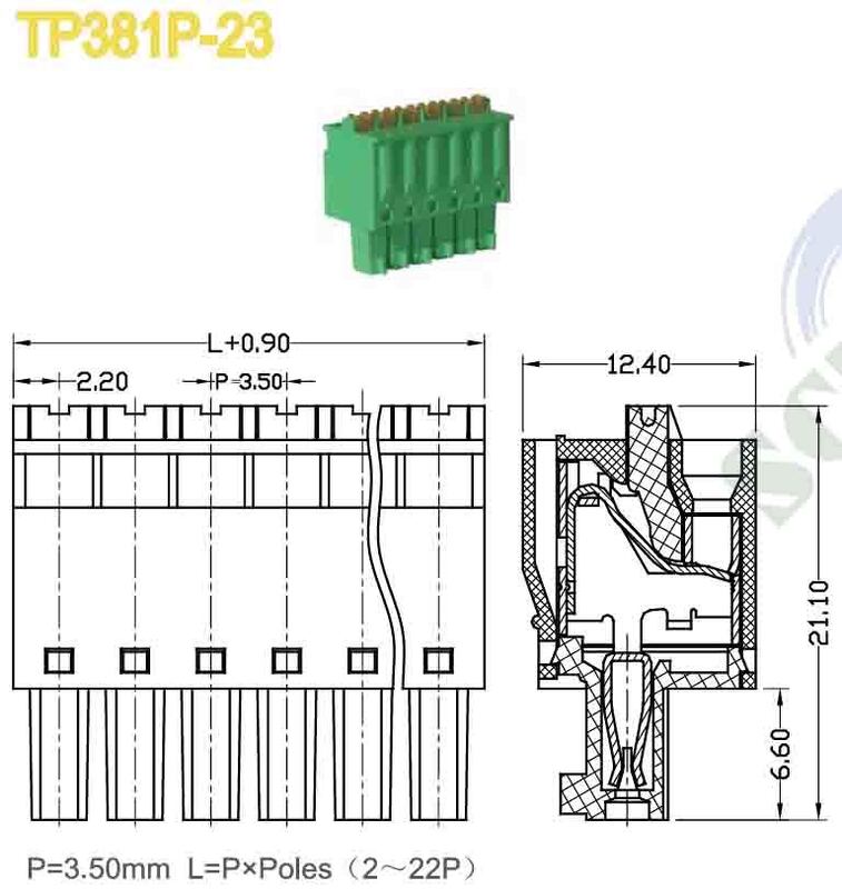 Any Poles Terminal Connect Block Offering Removable Jumper Ensuring Circuit Connections and Easy Electrical Installation