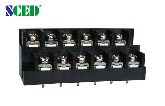 250V / 15A PBT ป้องกันบล็อคปลาย 8.70mm ระยะห่าง 14 ต้น UL94-V0