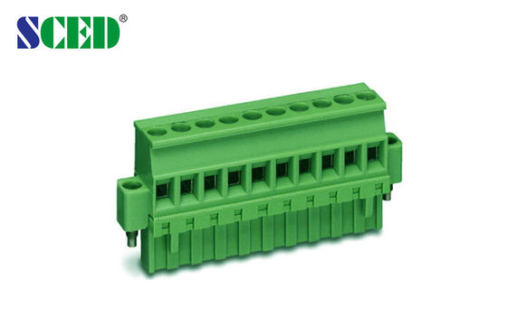 ขั้วต่อไฟฟ้าชุบนิกเกิล ส่วนประกอบตัวเมีย PA66 กรงหนีบทองเหลือง