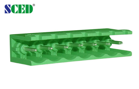 5.08 มิลลิเมตร ระยะห่าง ทองแดง พลังงาน เทอร์มินัล บล็อกเชื่อมต่อ UL94 V0 300V 18amp