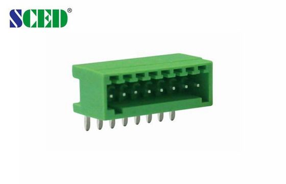 PA66 พลาสติกเพศชาย Connector Plug ในบล็อกปลาย 2.50 มม PCB ไม่มีสกรู 2P-24P