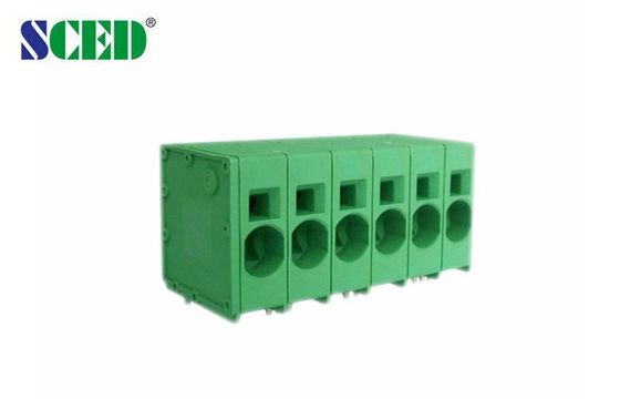 10.00มม. ทุกขั้ว 600V 66A ขั้วต่อสายทองแดง สีเขียว 4-20 AWG