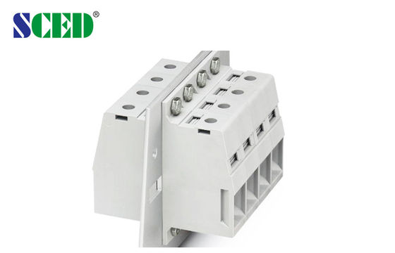 UL CE PA66 Wiring Terminal Block 600V / 230A 25mm Terminal Width