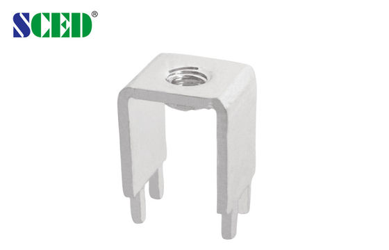 PCB อุปกรณ์เสริมบล็อคปลายทางโลหะ ทองแดง 5.0mmx10.0mm สเปซกลาง