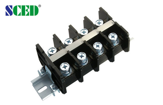 25.00mm 600V 101A PCB Rail Mounted Terminal Blocks With Right Angle Wire Inlet ขอบขอบขวา