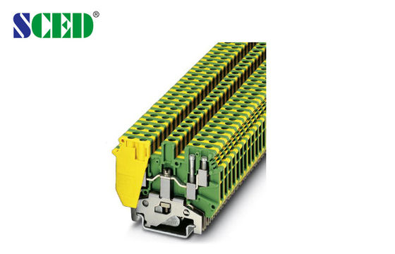 คอมแพคต์ Din Rail Mount บล็อกปลายทาง