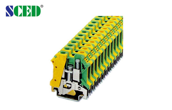 ไฟฟ้า Din Rail โต๊ะปลายบล็อก, 10.2 มิลลิเมตรสายเชื่อมปลาย
