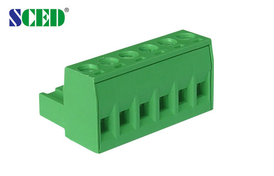 PCB Female Plug In / ขั้วต่อเทอร์มินัลแบบเสียบได้สำหรับ PCB ระยะพิทช์ 5.08 มม. , 300V 18A , 2P - 24P