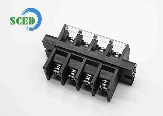 Pitch 13mm เครื่องเชื่อมไฟฟ้า Block M5 PBT Black Panel Mount สายเชื่อมปลายสกรู