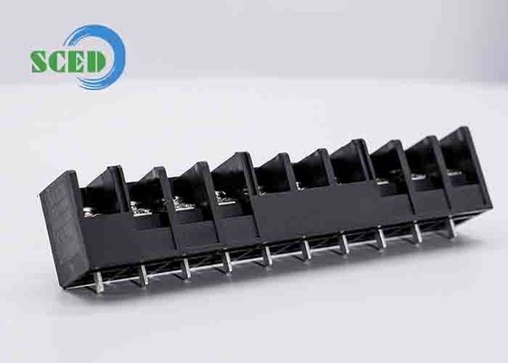 30A 600V PCB Barrier Terminal Block 11.10 มม. 10-22 AWG ช่องต่อสายมุมฉาก