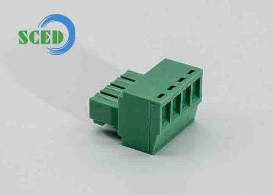 500MΩ ความต้านทานการปิด DIN Rail Terminal Block สําหรับการใช้งานในอุตสาหกรรม