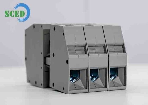 การเชื่อมต่อสกรูผ่านแผ่นแผ่นปลายแบบ PA66 Housing UL 94V 0 และ 11mm ความยาวการถอดรัดที่ให้บริการการสิ้นสุดสายไฟฟ้า