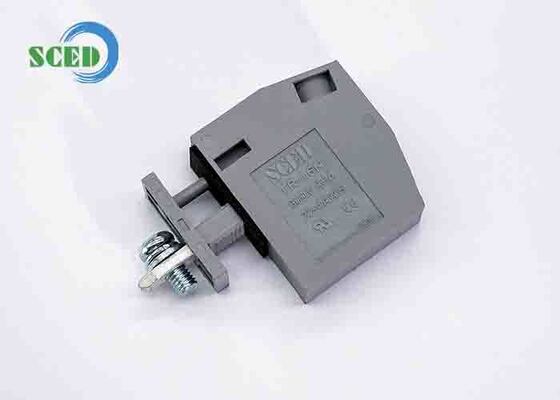 บ้านเรือน PA66 UL 94V 0 ผ่านพานล็อคปลายพานล็อคที่มีความกว้างปลาย 10.00 มมและ Nickel Plating ให้บริการแก้ไขสายไฟพานล