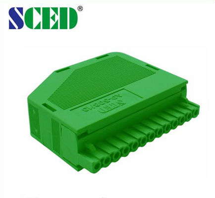 5.08mm Plug In Wire Terminal Block Connectors PA66 13pin สายเก็บกล่อง