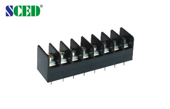 10A ความดันสูงอุปสรรค Terminal Block Connectors Pitch 6.35mm 18 AWG - 22 AWG