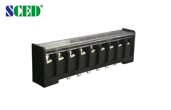 ระยะห่าง 17.00 มม. 600V 57A 9P บล็อกขั้วต่อแบบมีฉากกั้น บล็อกขั้วต่อกำลัง