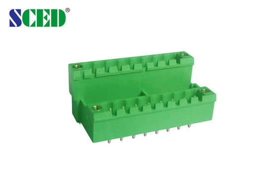 ส่วนหัว   ซ็อกเก็ตตัวผู้   เทอร์มินัลบล็อกแบบเสียบ   ระยะห่าง 5.08 มม.   300V 18A   2 x 2P - 22 x 2P