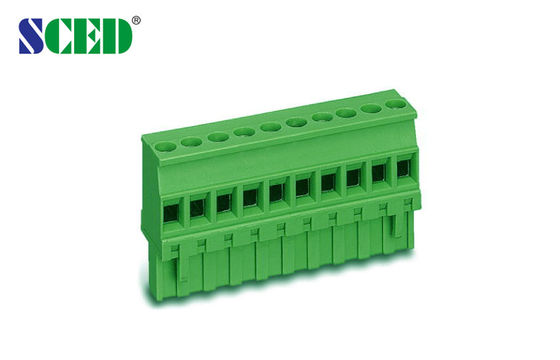 ปลั๊ก - ขั้วต่อแบบเสียบ    ระยะห่าง 5.08 มม.   300V 18A    ตัวเมีย    2P - 24P   ปลั๊ก