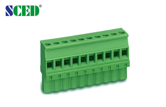 300V 18A พล็อกอิน ทอร์มิเนล โบล็อก เพศหญิงสําหรับการสื่อสาร