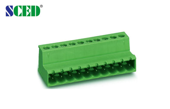 Pitch 5.08mm Plug - in Terminal Block 300V 18A 2P - 22P พลั๊กในตู้ปลาย